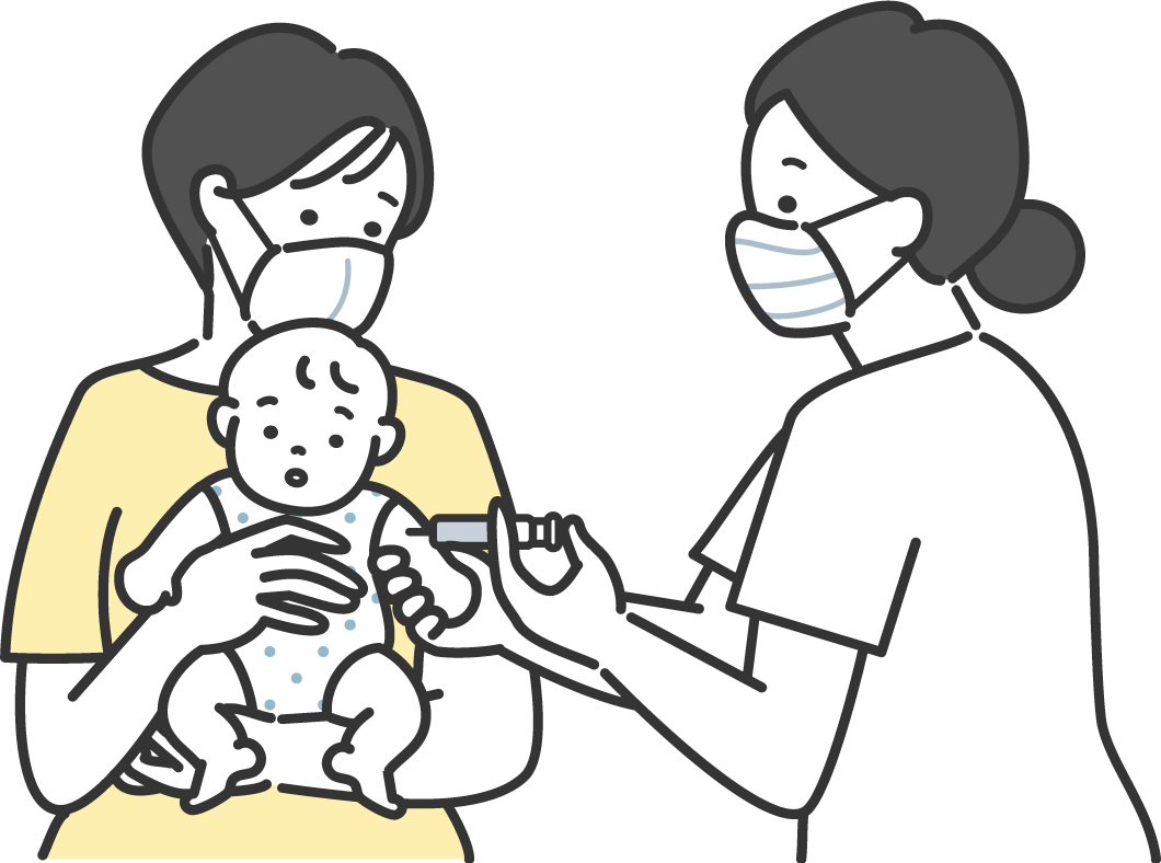 予防接種は赤ちゃんを、ワクチンで予防できる感染症やその重症化から守るためです